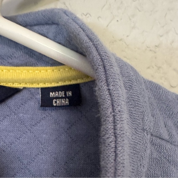 Kid's Ben Sherman Quilted Blue & Yellow Vest - Picture 7 of 9